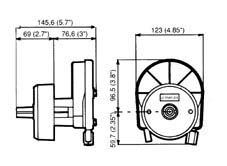 Ultraflex T67 Steering Head with Bezel (max 55hp)